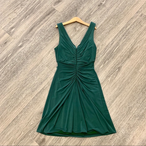 BCBGMaxAzria Green Cocktail Dress - Picture 2 of 7